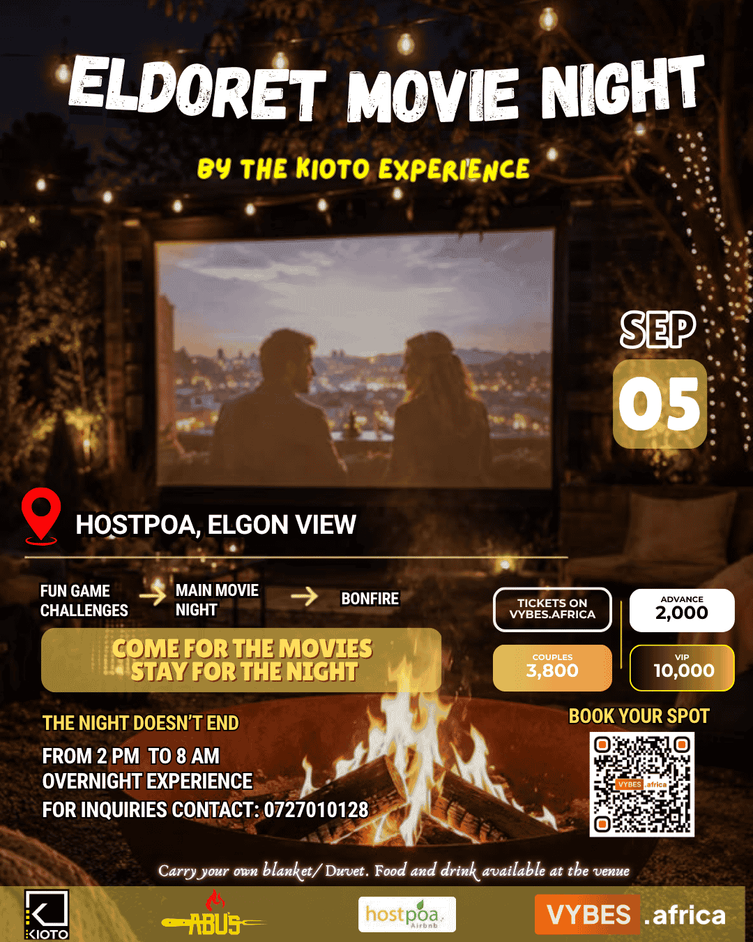 Eldoret Movie Night | Kioto Overnight Movie Experience